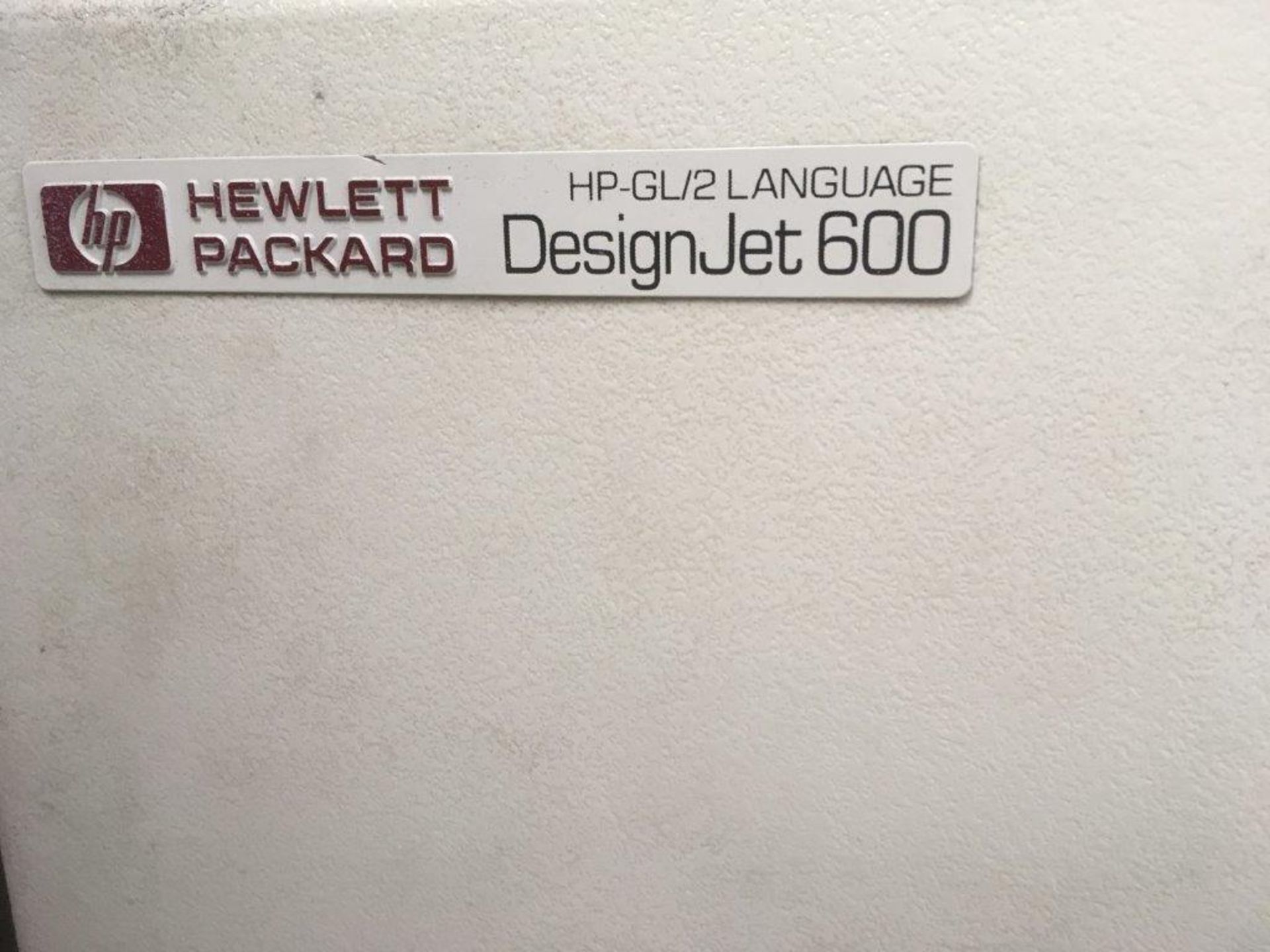 HP Designjet 600 Printer/Plotter, 60"x48"x36" (AS-IS) - Image 3 of 3