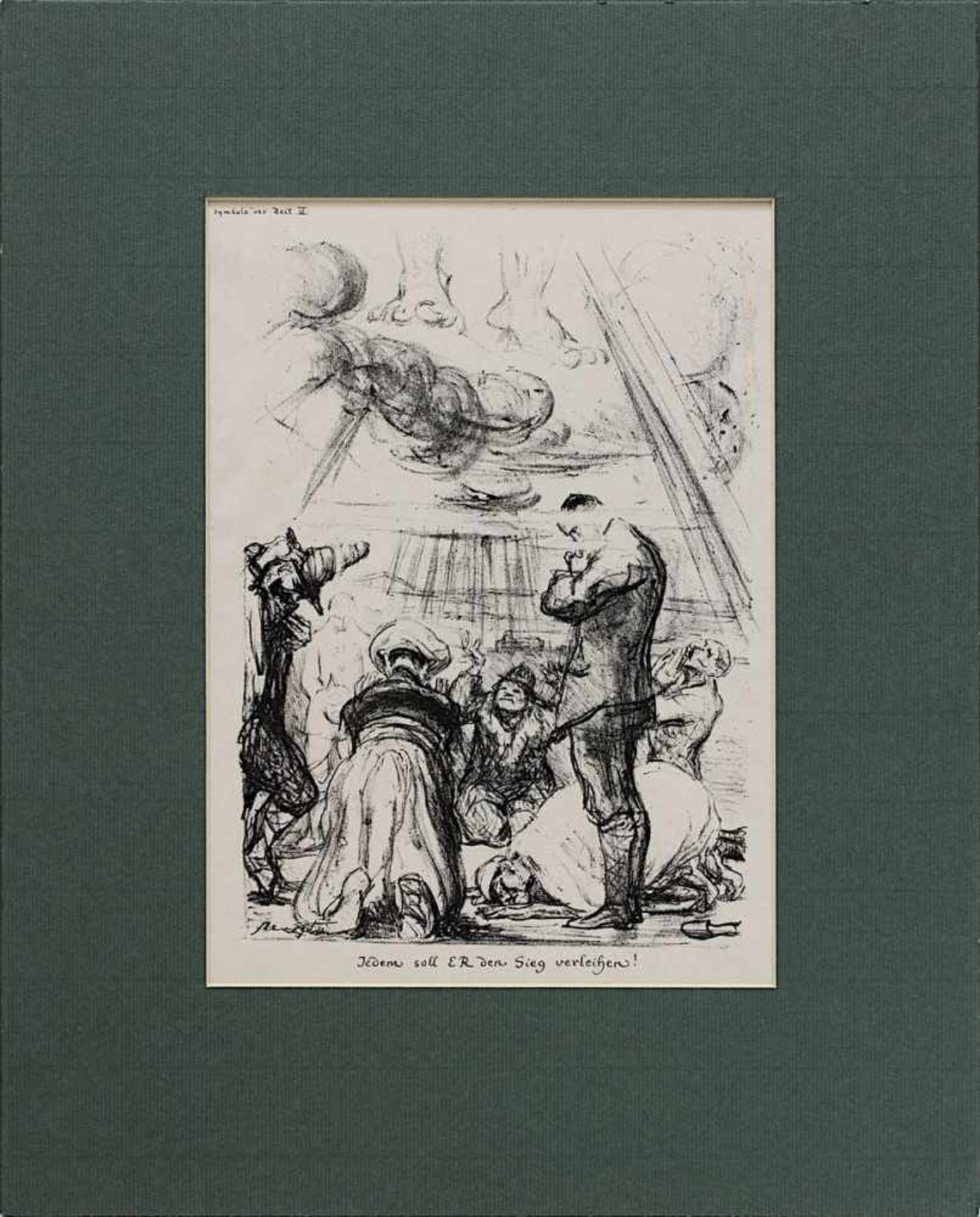 Slevogt, Max (Landshut 1868 - 1932 Leinweiler-Neukastel), "Jedem soll Er den Sieg verleihen!",