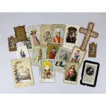 Große Sammlung ca. 230 Andachts- und ca. 80 Andenkenbilder: ca. 230 Andachts-, Heiligen-, Gebets-
