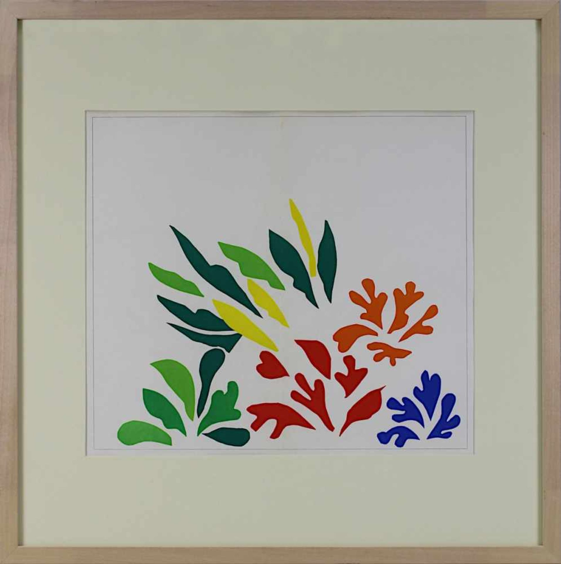 Matisse, Henri (1869 Le Cateau-Cambrésis - 1954 Cimiez), "Acanthes", Farblithographie nach einer