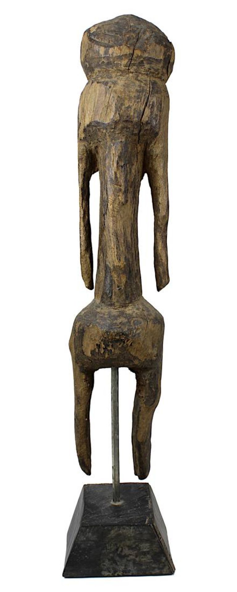 Ältere Figur tchitchiri der Moba, Togo, anthropomorphe Ahnenfigur in typisch starker Stilisierung - Bild 3 aus 4