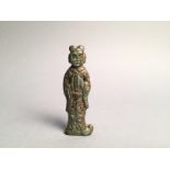 Ancienne statuette en pierre dure. - CHINE. -