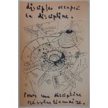 Roberto Matta (1911-2002) Véritable affiche vintage mai 68 " Disciples occupez la [...]