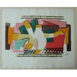 Georges BRAQUE (1882-1963) L'Oiseau de Feu Lithographie sur Vélin Richard de Bas [...]