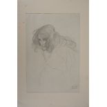 Gustav Klimt (1862-1918) (d'après) Etude de femme , 1929 Lithographie (technique du [...]