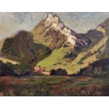 Joseph-Victor COMMUNAL (1876-1962). Le mont de Bellecombe-en-Bauges, vue de la [...]