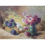 Andeol-Marie WOLF (1859-1932). Composition florale. Huile sur toile, signée en bas [...]