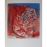 Marc CHAGALL (after) - The lovers of the Champ de Mars, 1965 - Lithograph (1965) [...]