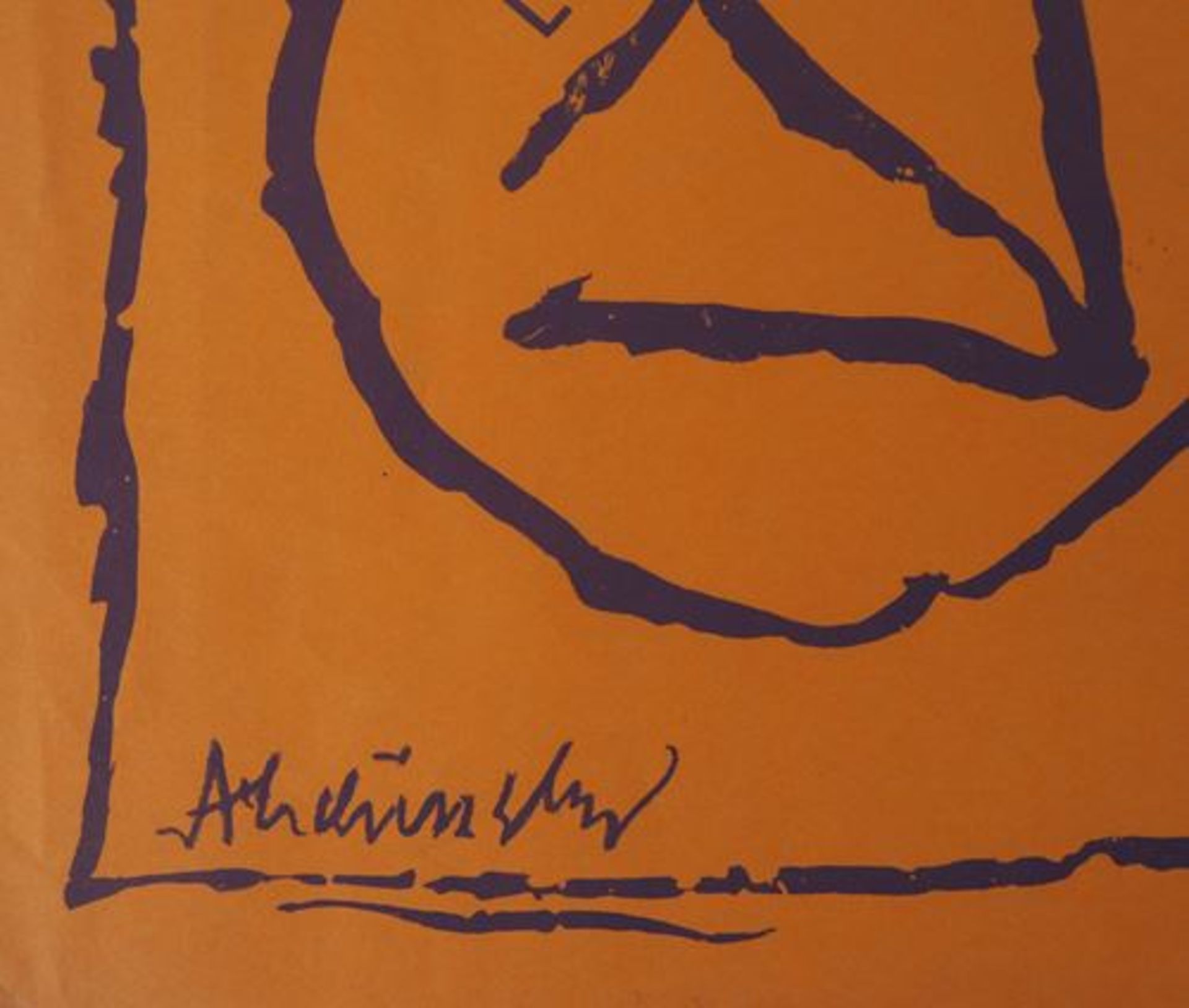 Pierre ALECHINSKY - La Hune - Lithographie sur papier fin - Signée dans la [...] - Bild 4 aus 6