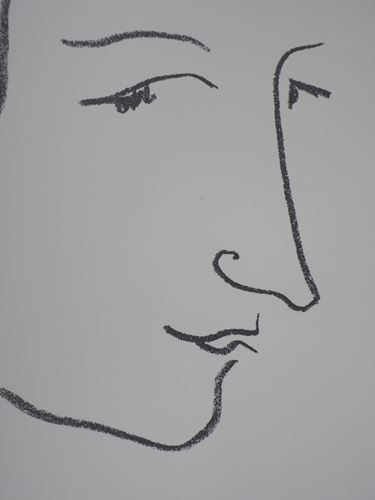 Henri MATISSE (1869-1954) - Portrait in profile, 1952 - Lithograph (Mourlot [...] - Image 2 of 4