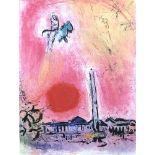 Marc chagall - La Place de la concorde - Lithograph on japan paper - Reference [...]