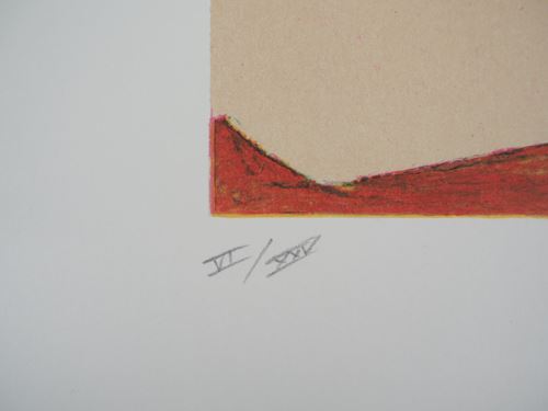 Egon SCHIELE (d'après) - La course - Lithographie en couleur - Signée dans la [...] - Image 7 of 8