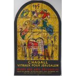 Marc CHAGALL (d'après) - Vitraux pour Jérusalem - Lithographie sur papier - [...]
