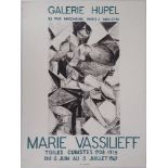 Marie VASSILIEFF (d'après) - Femme cubiste - Lithographie sur papier affiche - [...]