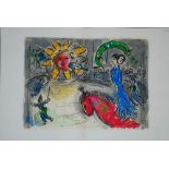 Marc Chagall - Derrière le Miroir Marc Chagall - Original lithograph - From [...]