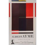 Albert AYME - Composition rectiligne, 1979 - Affiche originale d'époque réalisée [...]