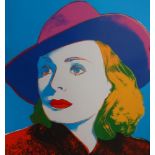 ANDY WARHOL (American, 1928-1987) Ingrid Bergman. Color serigraph dated to 1983 - [...]