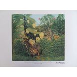 Le Douanier ROUSSEAU (Henri) (after) - Lithograph signed and numbered- 300 copies - [...]