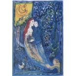 Marc CHAGALL (1887-1985) (after) - Wedding day - - lithographic print from an [...]