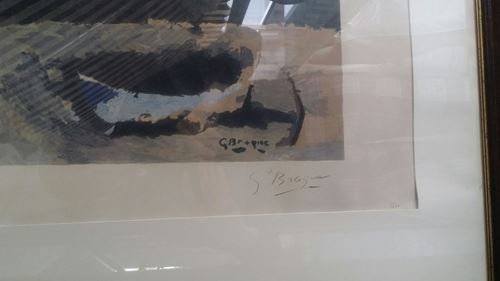 Georges Braque - Boat on the shoreline, 1950 - Hand signed lithograph - [...] - Image 4 of 4