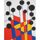 Alexander CALDER - Mosaique et Ballons noirs, 1971 - Lithographie originale en 4 [...]