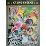 Jean Tinguely - Casino Knokke - Poster - 1986 - 67 x 49 cm - Jean Tinguely - [...]