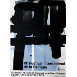 Pierre SOULAGES - Sérigraphie n°2 - Sérigraphie originale (3 passages couleurs) [...]