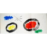 Joan Miro - Derrière le Miroir, Peintures Murales - Lithograph - 38x84 cm - From [...]