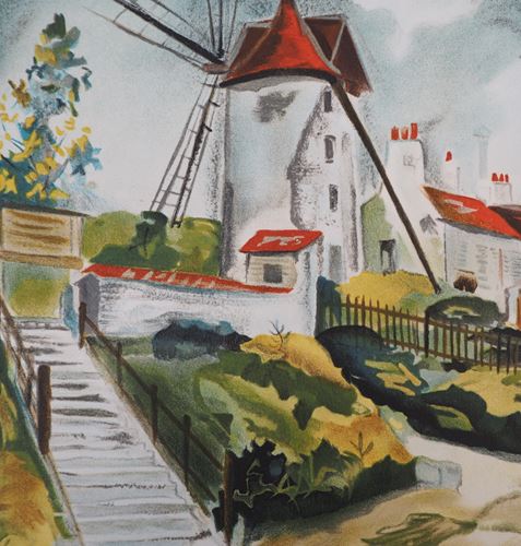 Maurice UTRILLO (1883 - 1955) - Les trois moulins à Montmartre, 1922 - [...] - Image 6 of 6