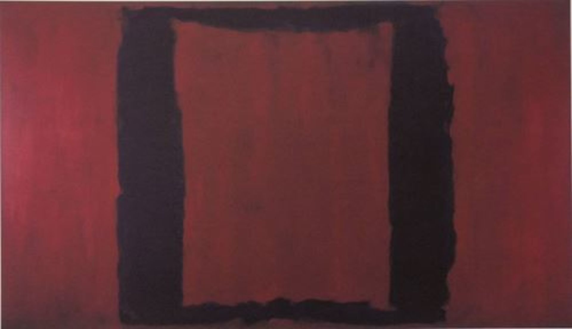 Mark ROTHKO (after) Seagram Murals, Red on Black Giclee on Sommerset Vellum 30 x 40 [...] - Bild 2 aus 4