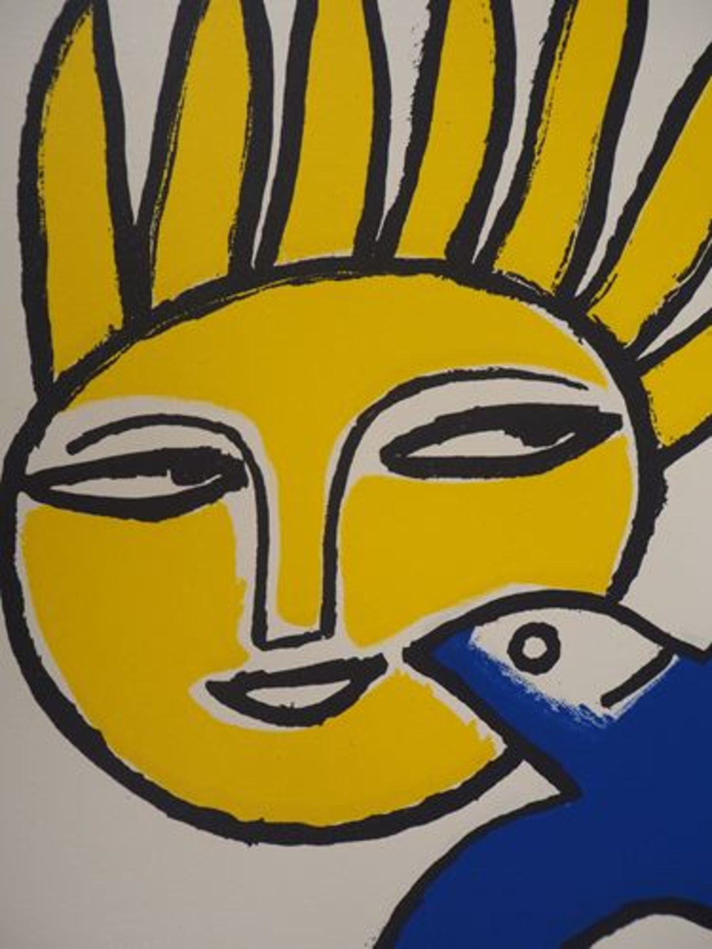 Guillaume CORNEILLE The sun and bird, 1996 Original lithograph on Arches [...] - Bild 3 aus 6