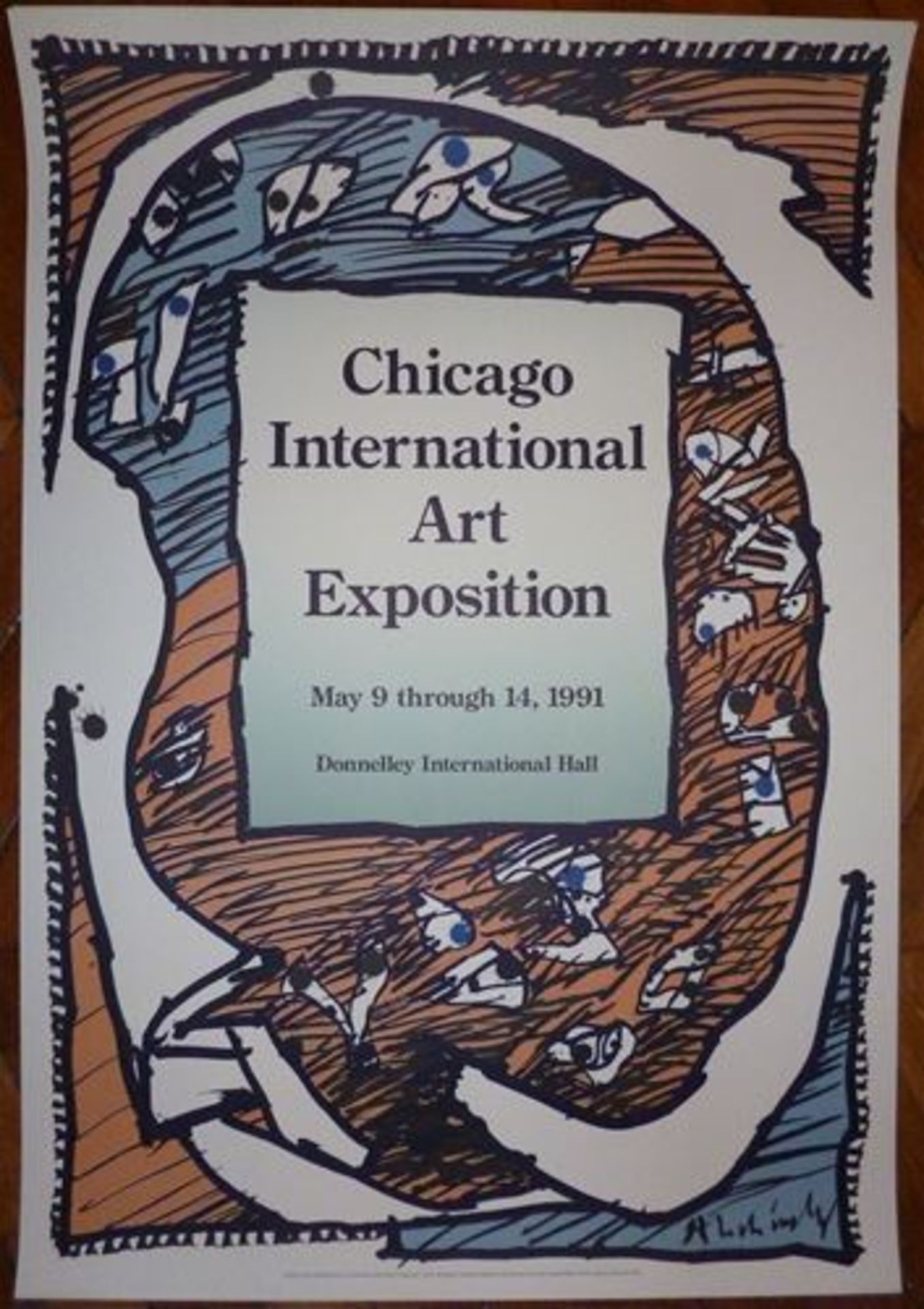 Pierre ALECHINSKY Chicago International Art Exhibition Original Lithograph [...]