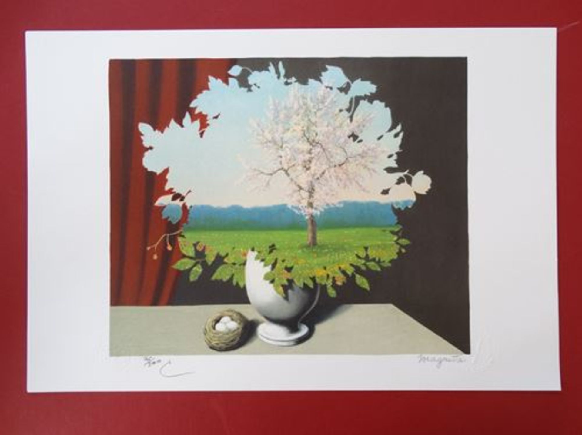 Rene Magritte, lithograph authenticated, COA MAGRITTE FOUNDATION original Rene [...] - Bild 4 aus 7