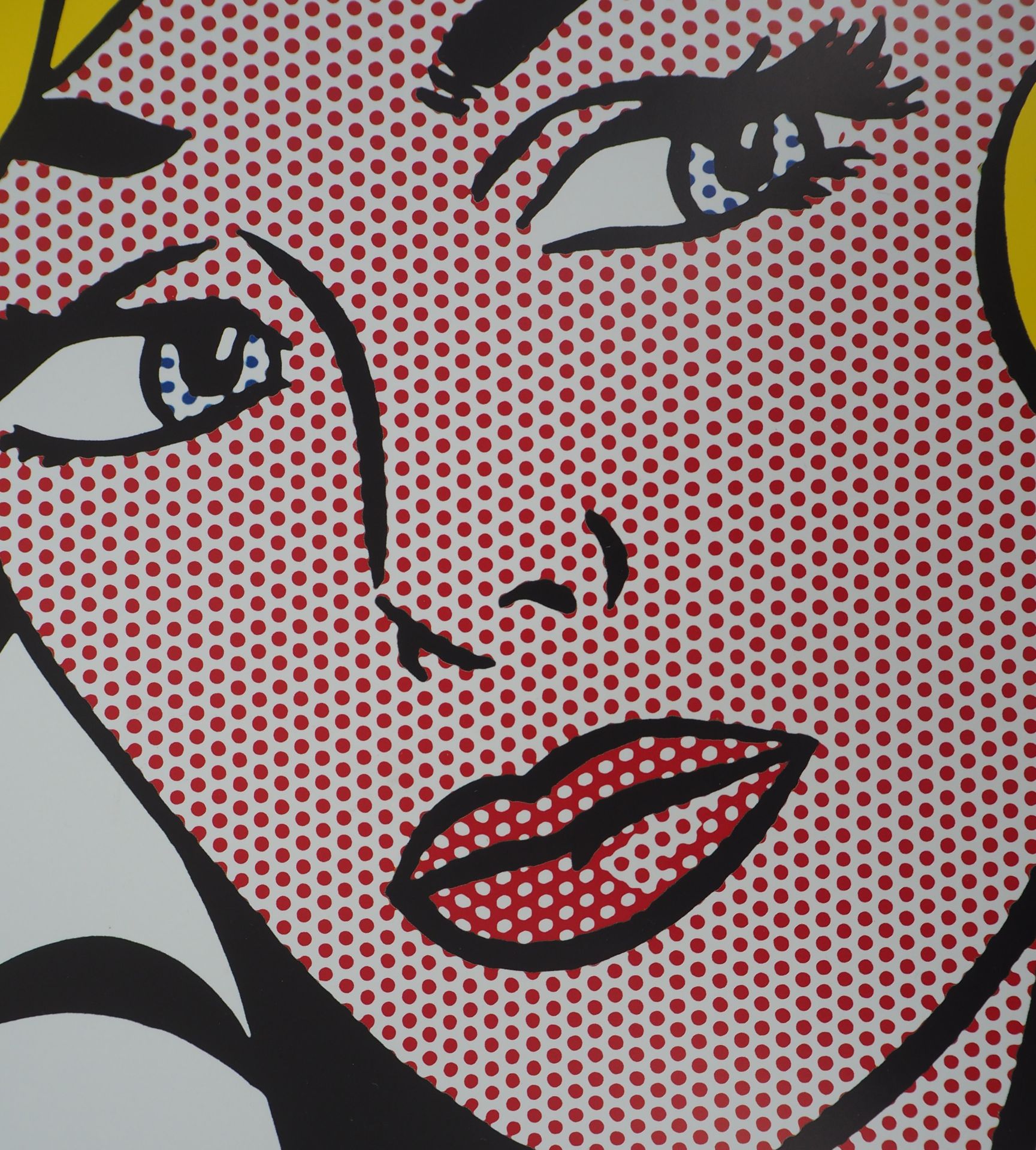 Roy LICHTENSTEIN (after) Maybe Original vintage poster Offset print (tone by tone) [...] - Bild 4 aus 6