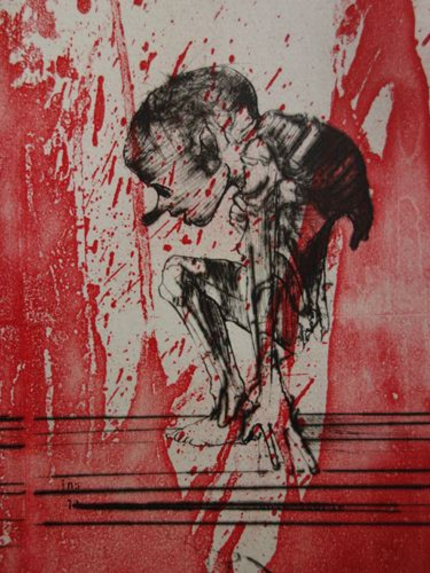 Dado (Miodrag Djuric said) Blood Festival Original etching (Etching and aquatint) on [...] - Bild 5 aus 6