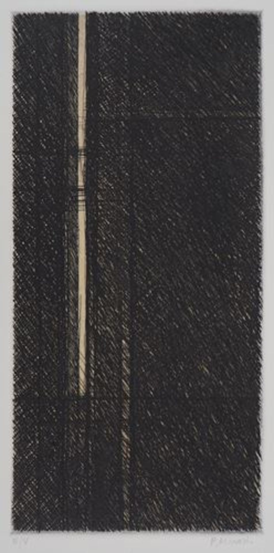 Philippe MINARD Linear Composition Original engraving on Vellum Signed in pencil [...]
