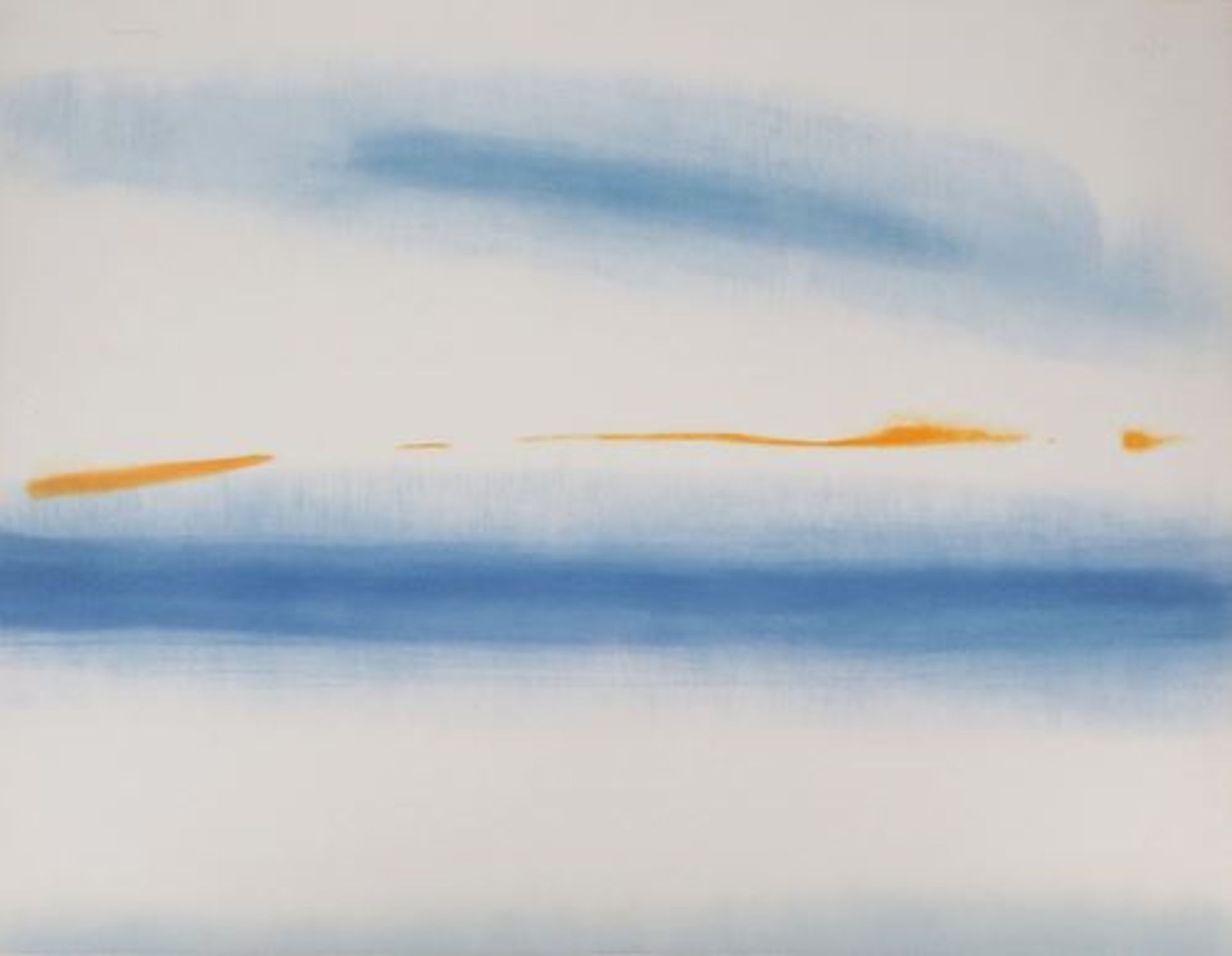 Jean Luc HERMAN The blue inferno Original lithograph on BFK Rives Vellum Signed in [...]