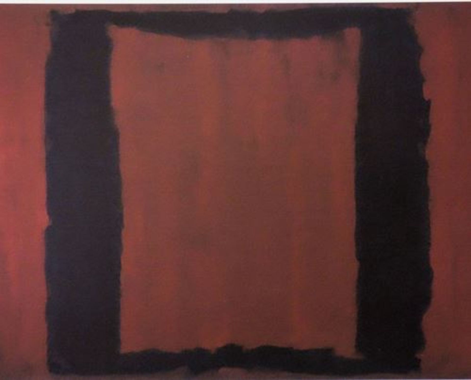 Mark ROTHKO (after) Seagram Murals, Red on Black Giclee on Sommerset Vellum 30 x 40 [...] - Bild 3 aus 4