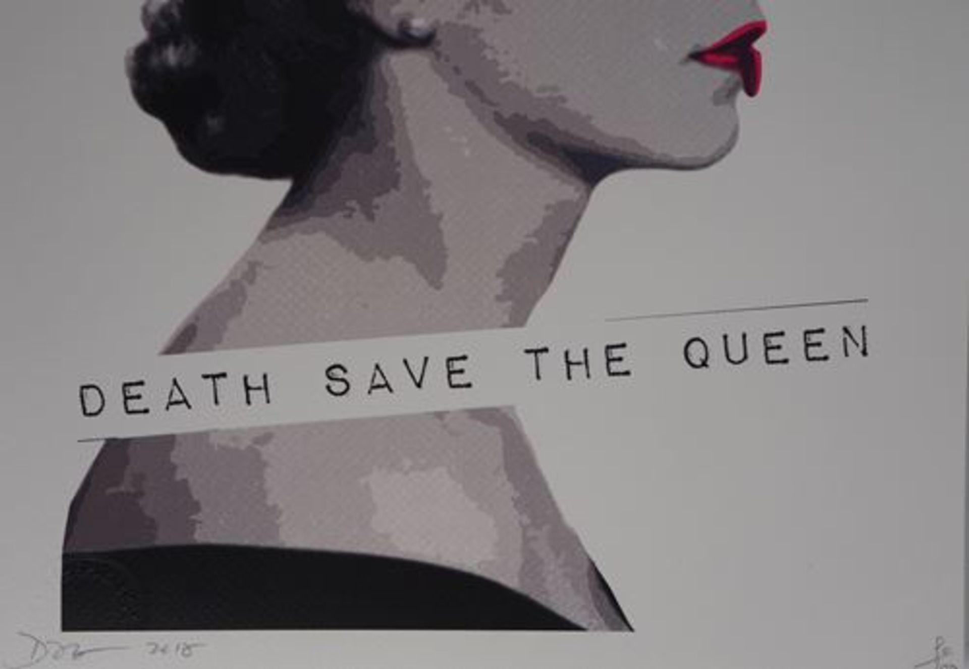 Death NYC Death save the queen Original screenprint by Death NYC - Rising American [...] - Bild 4 aus 5