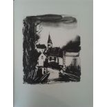 Maurice De Vlaminck - Tournant Dangeureux 2 Original lithograph on vélin d'Arches [...]