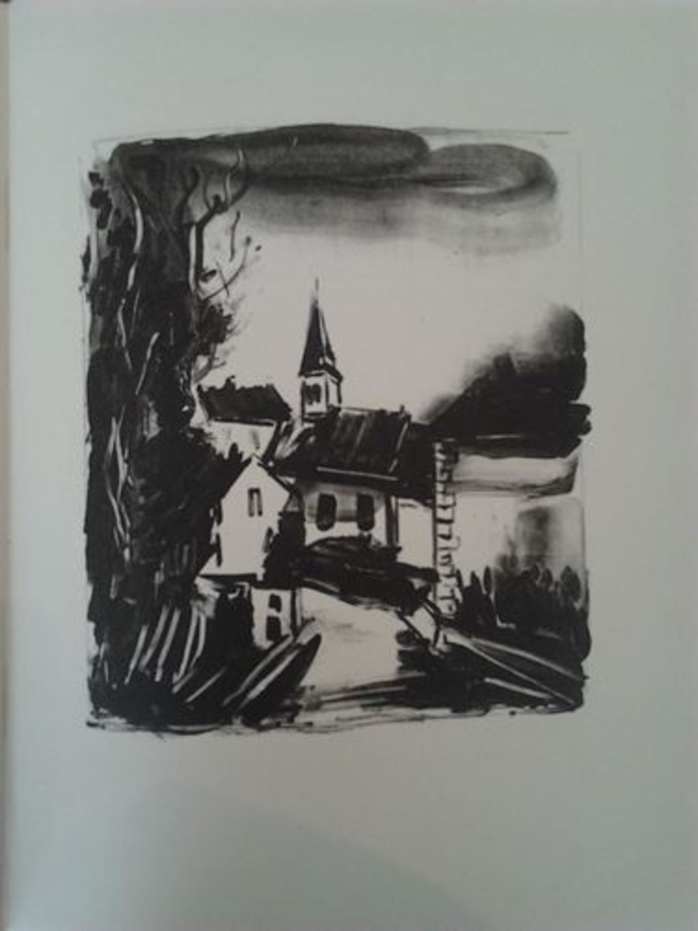 Maurice De Vlaminck - Tournant Dangeureux 2 Original lithograph on vélin d'Arches [...]