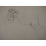 Gustav Klimt Reclining Nude, 1929 Lithograph (collotype technique) Signed in the [...]