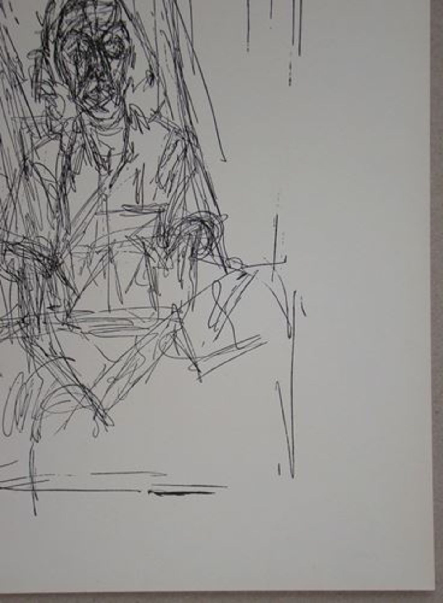 ALBERTO GIACOMETTI - Original lithograph on vellum paper after a drawing from [...] - Bild 7 aus 10