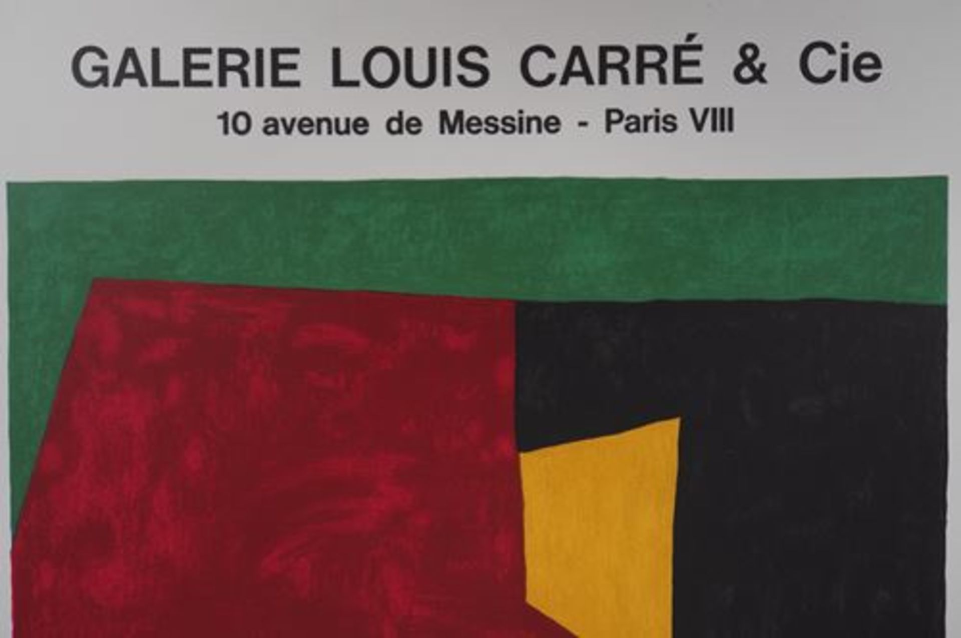 Serge POLIAKOFF (1900 - 1969) Galerie Carré &amp; Cie, 1981 Affiche originale [...] - Bild 6 aus 8