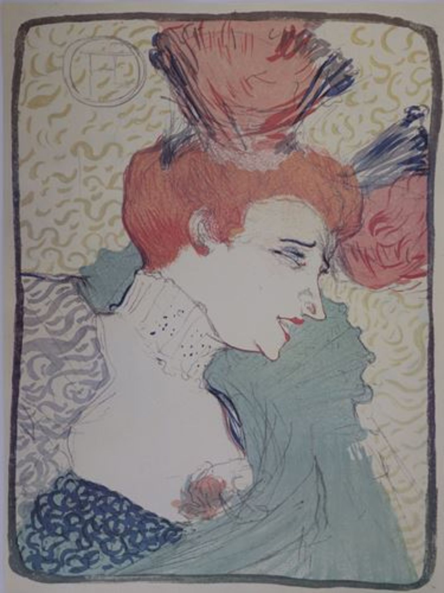 Henri Toulouse-Lautrec Lender with saluting bust (Lithography in France from the [...] - Bild 2 aus 5