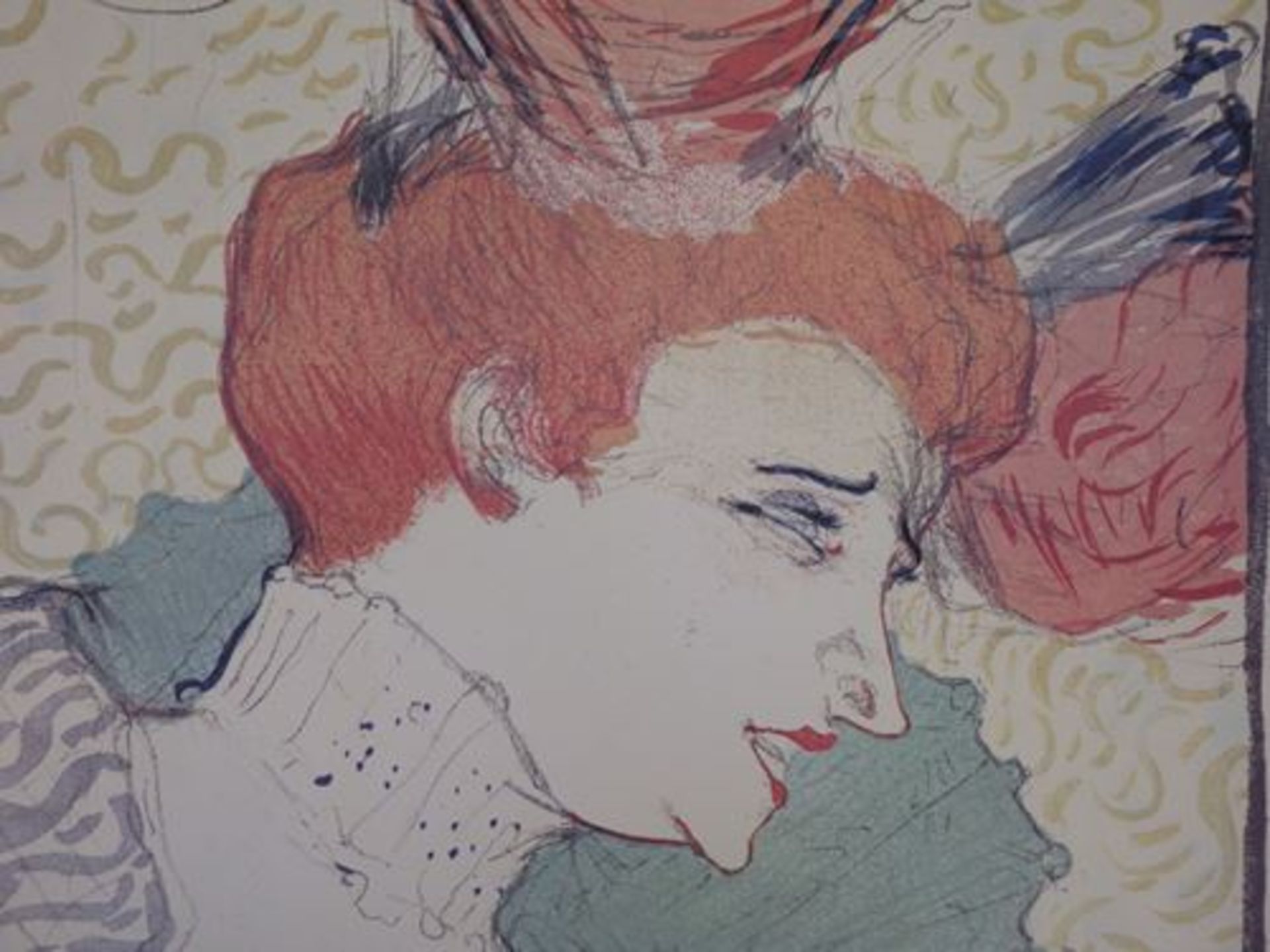 Henri Toulouse-Lautrec Lender with saluting bust (Lithography in France from the [...] - Bild 4 aus 5