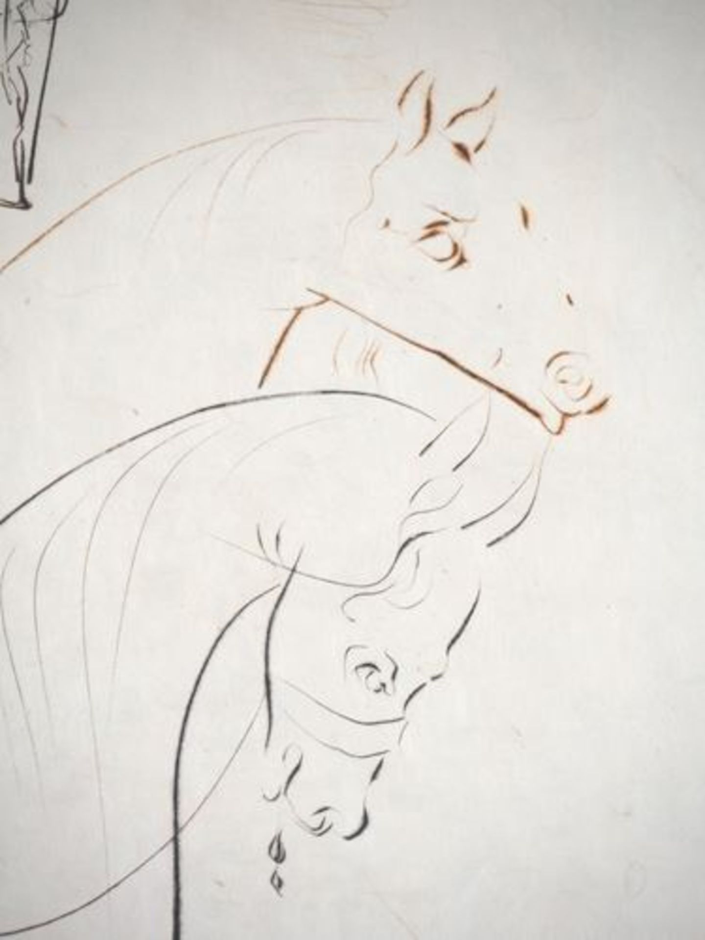 Salvador DALI Lady Godiva Original lithograph on Vélin paper Plate signed Armand [...] - Bild 5 aus 8