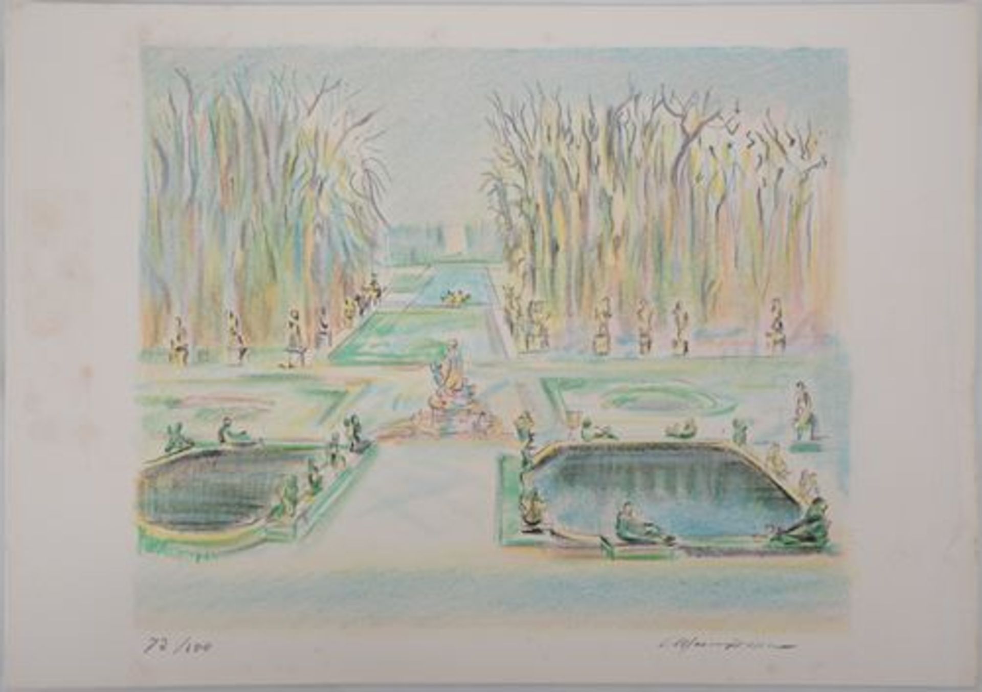 Shizuka MURAYAMA (1918-2013) The Gardens, 1989 Original colour lithograph on [...] - Bild 3 aus 8
