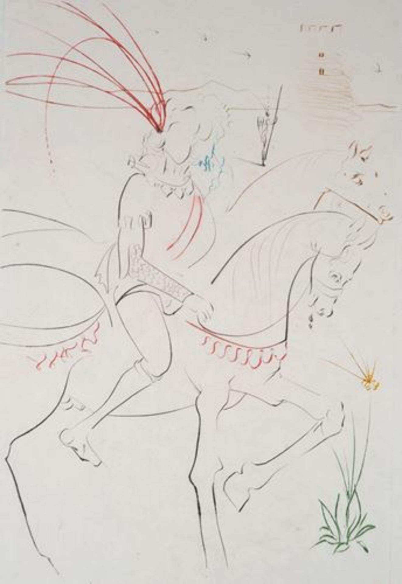 Salvador DALI Lady Godiva Original lithograph on Vélin paper Plate signed Armand [...]