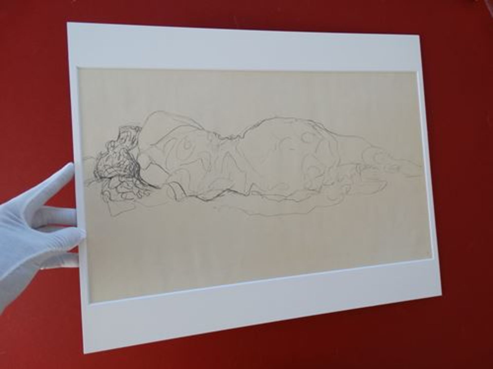 Gustav Klimt (After) Excellent condition Heliogravure, 1964 50x40cm including the [...] - Bild 6 aus 7